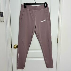 NWT Alphalete Men’s Pro Elite Joggers Size L Mauve Taupe Athletic Gym Pants